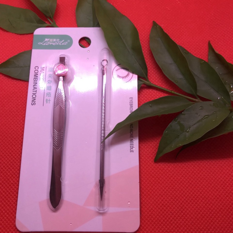 [ Q.Bình Thạnh] Combo nhíp gắp mụn + cây lấy mụn_chích mụn | BigBuy360 - bigbuy360.vn