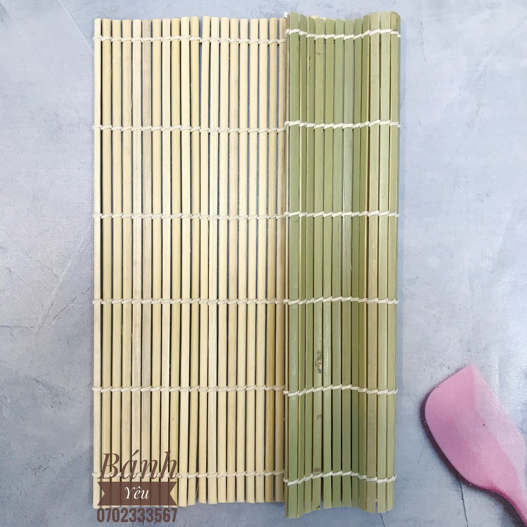 Mành Tre Cuộn Sushi Xanh - DC32A