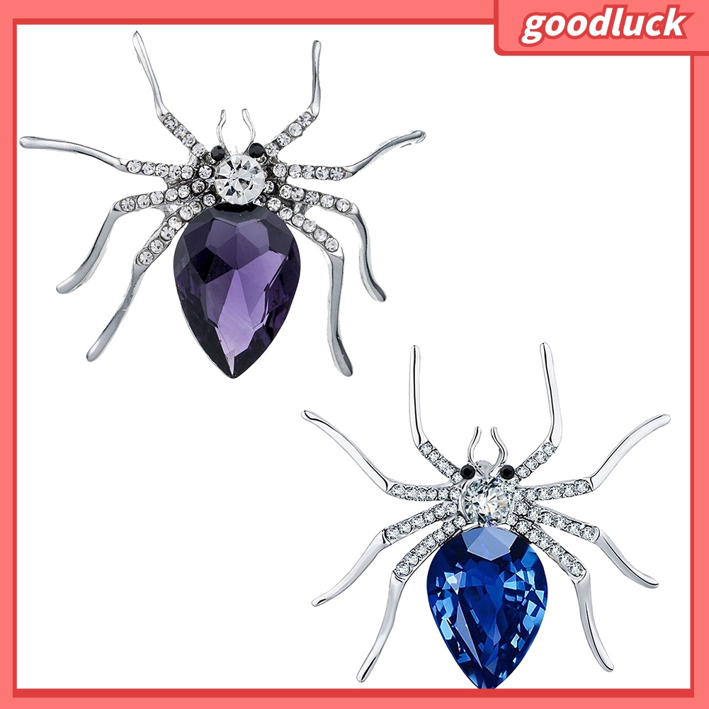 Trâm Cài Áo Hình Nhện Có Đính Đá Hợp Thời Trang Cho Nữ