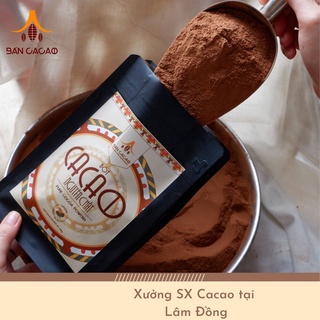 Bột cacao nguyên chất Tỷ lệ bơ 20%- Bản Cacao - Không đường, không phụ gia