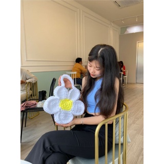 Túi len hoa cúc size nhỏ