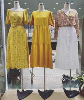 Đầm lụa midi zr