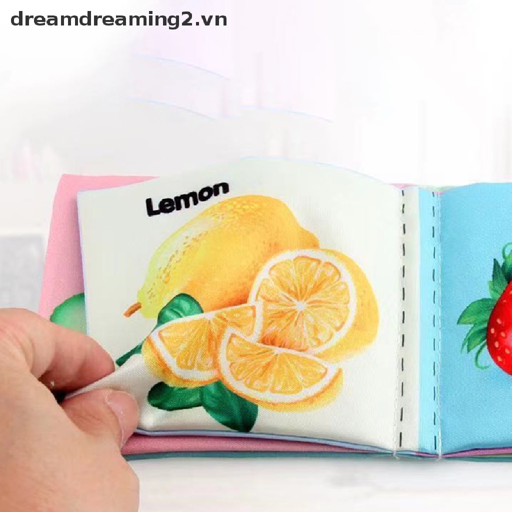 Sách Vải Canvas Mềm Có Âm Thanh Vui Nhộn Giáo Dục Sớm Cho Bé