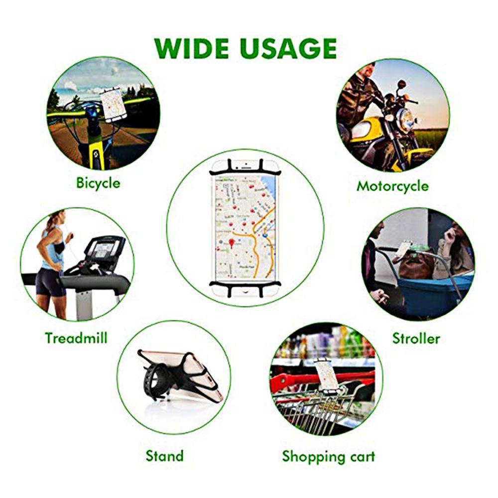 MUVAKO 360° Giá Đỡ Điện Thoại Chống Sốc Thông Dụng Cho Xe Đạp / Xe Máy