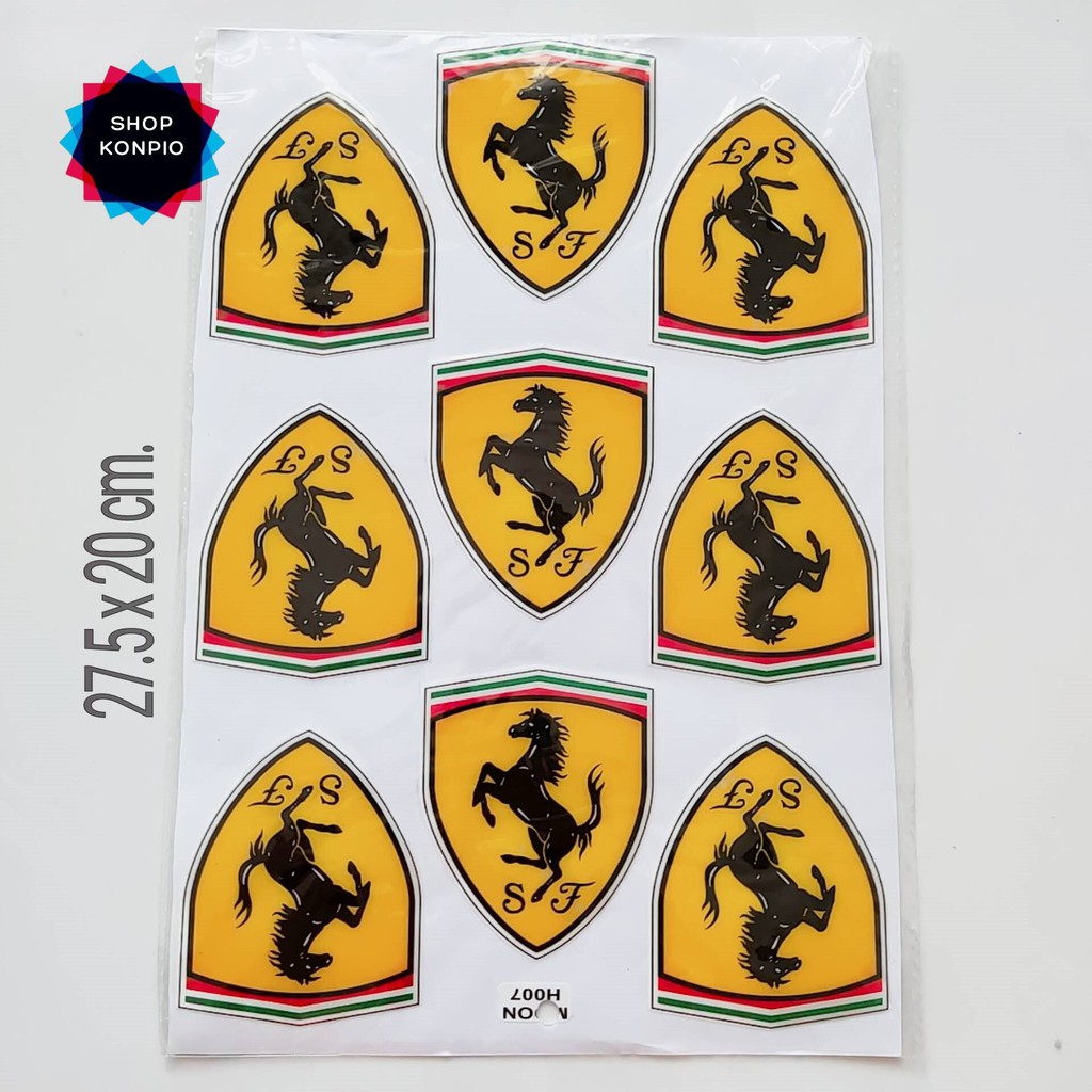 Bộ Tem Sticker UMA Dập Nổi Cao Cấp Dán Xe Máy, Ô Tô, Mũ Bảo Hiểm, Chống Thấm Nước, Chống Bay Màu