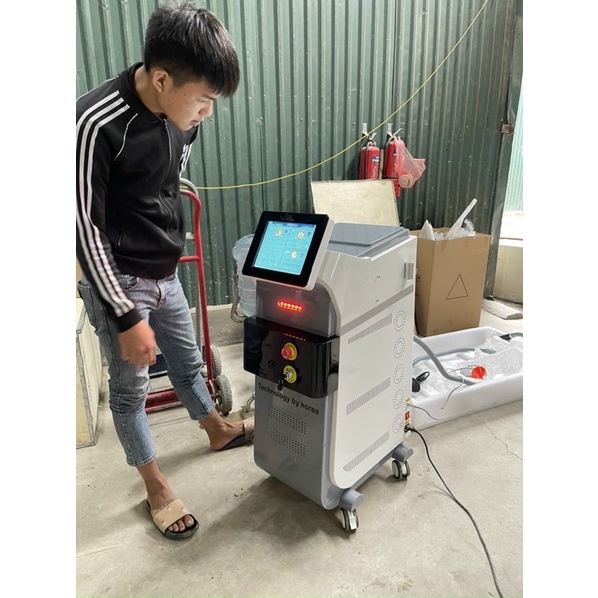 Máy triệt lông xoá xăm 2in1 công nghệ korea hiệu quả
