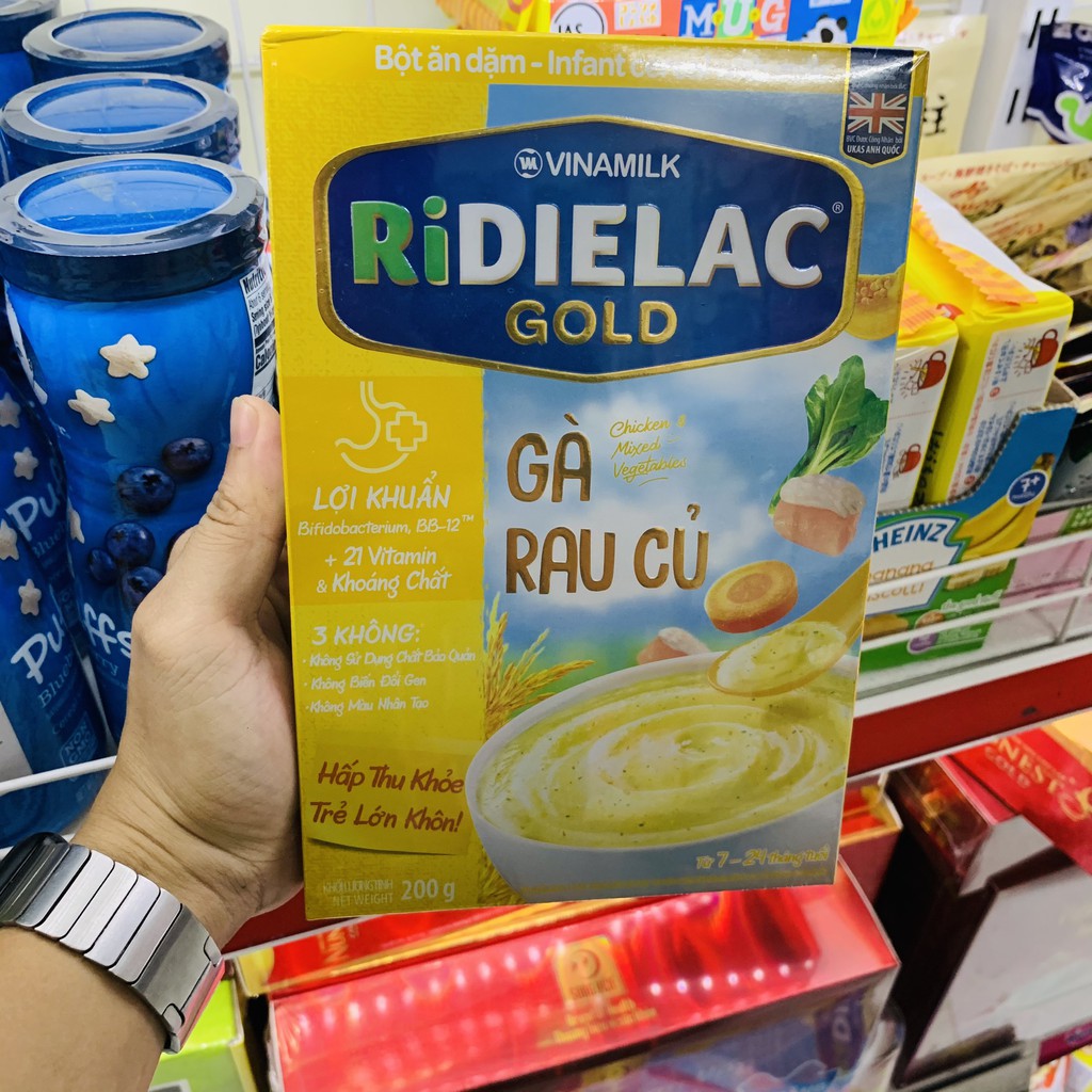 Bột Ăn Dặm Vinamilk Ridielac 200G đủ loại