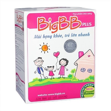 BigBB hồng Mũi họng khỏe - hỗ trợ điều trị các bệnh hô hấp cho bé