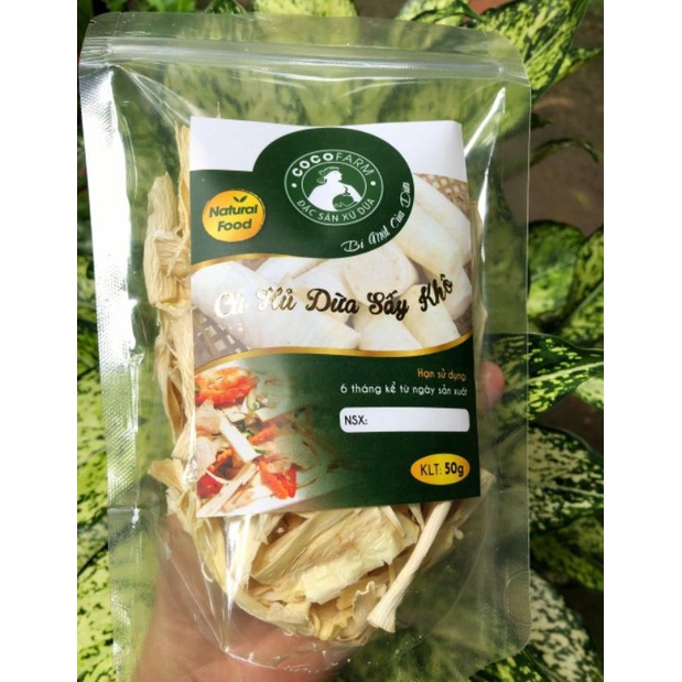 Củ hủ dừa sấy khô