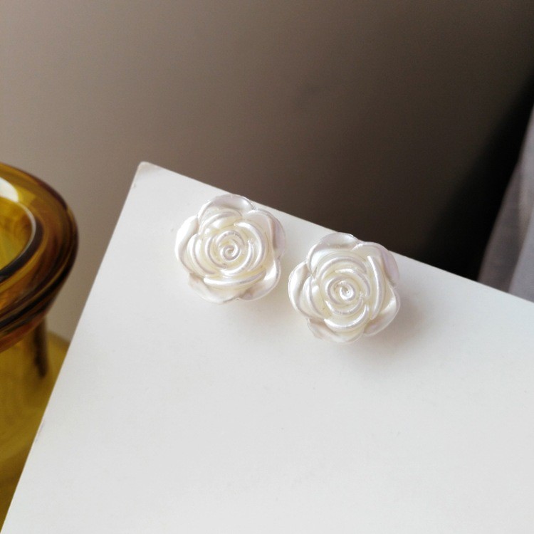 Bông tai mạ bạc 925 thiết kế đơn giản phong cách Hàn quốc
