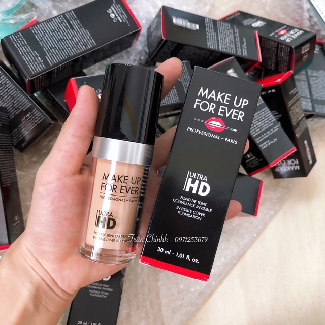 Có sẵn - Kem nền Make Up For Ever Ultra HD Foundation (Mufe - Makeup Forever)