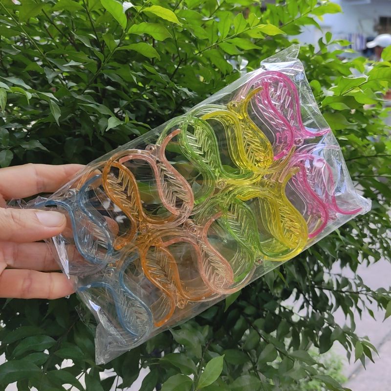 Vỉ kẹp càng cua 5 răng màu nhám nhựa dẻo đẹp