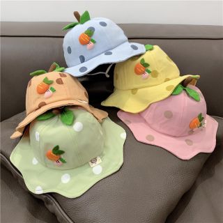 Sẵn mũ nón rộng vành cho bé gái từ 1 đến 3 tuổi họa tiết ngộ nghĩnh