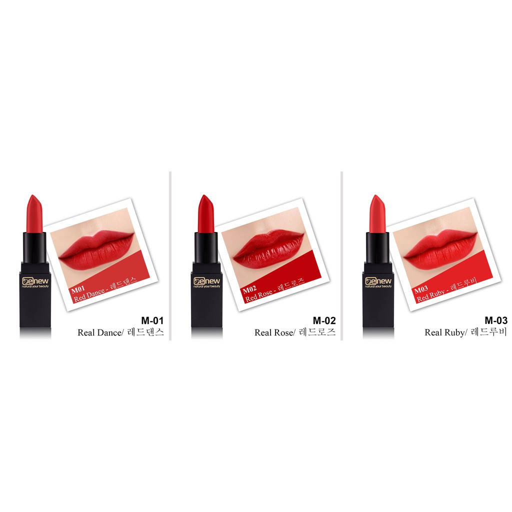 Son lì lâu trôi mềm mịn môi Benew Matte Lipstick 1.5g