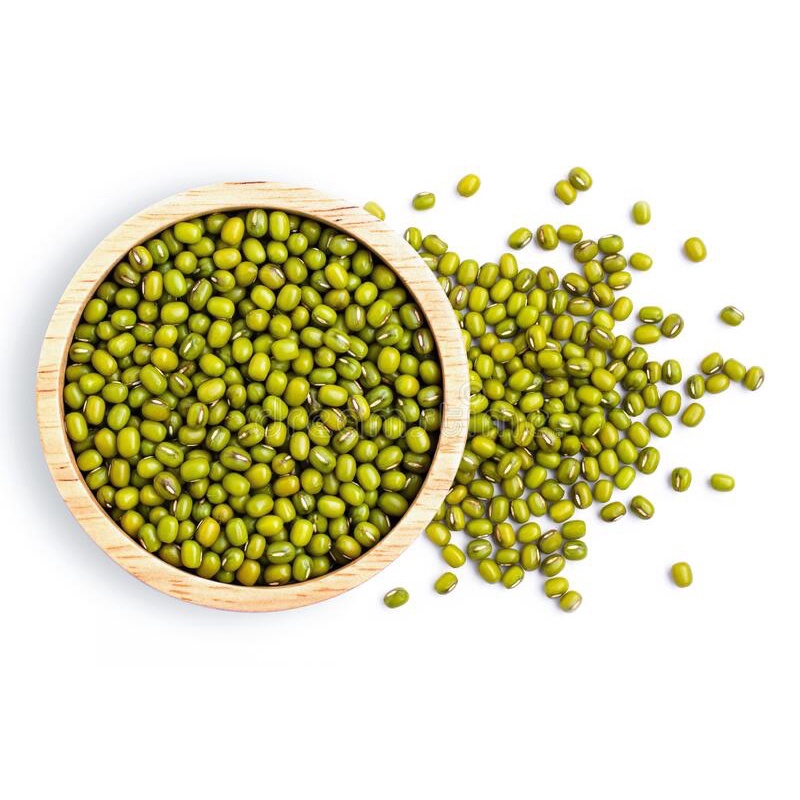 1kg hạt đậu xanh  nguyên hạt dùng làm giá hoặc nâu chè.