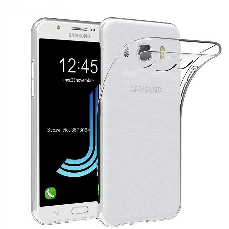 Ốp điện thoại silicone mềm trong suốt chống sốc cho Samsung Galaxy J5 On5 On7 J2 Pro 2016