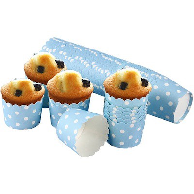 [Mã 77FMCGSALE1 giảm 10% đơn 250K] 50 cái/lốc Chén Giấy Nướng Muffin/Cups Cake không cần khuôn | BigBuy360 - bigbuy360.vn
