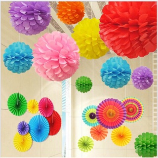 Lồng Đèn Giấy Trang Trí (Quả Cầu Gai) 20cm-25cm