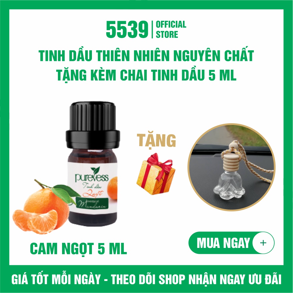 Lọ khuếch tán tinh dầu, lọ khuếch tán tinh dầu treo xe tặng kèm tinh dầu thiên nhiên nguyên chất 5ml – Shop 5539