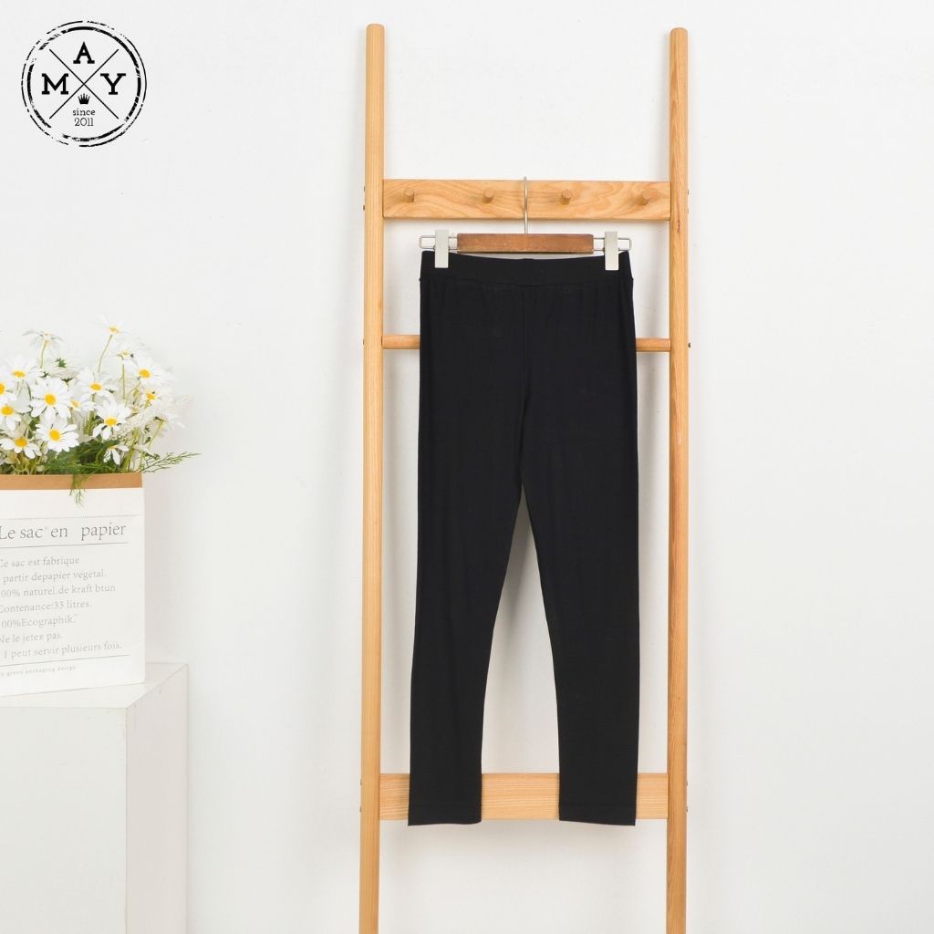 Quần Legging Xuất Hàn MAY.SINCE2011 Thiết Kế Ôm Body Tôn Dáng Chất Liệu Cotton Co Giãn Thoải Mái Bền Màu MAN03-0057