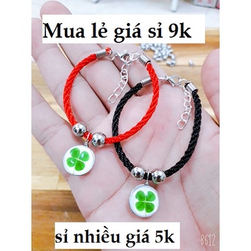 Vòng tay cỏ 4 lá giá rẻ : 9k / 1 vòng [ Mua sỉ sll nhiều xin liên hệ Homi Handmade ]
