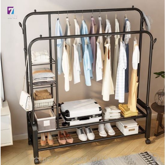 Giá Treo Quần Áo Cao Cấp G65, Kệ Để Quần Áo Giày Dép