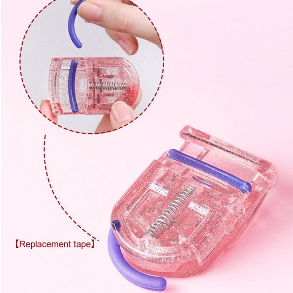 Kẹp Bấm Mi Mini Góc Rộng Trang Điểm Lâu Trôi Lấp Lánh Di Động