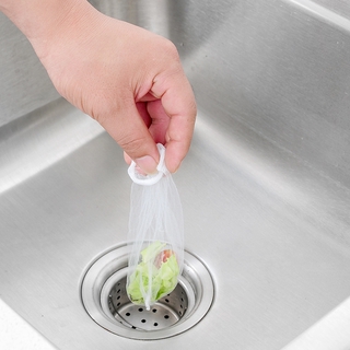 Túi lưới lọc rác bồn rửa bát có thể tái sử dụng sạch sẽ gọn gàng.