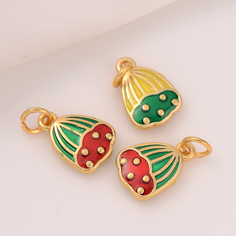 Mặt Trang Sức Vòng Tay/Mặt Dây Chuyền Thủ Công Màu Vàng Nhám 18K Chất Lượng Cao diy