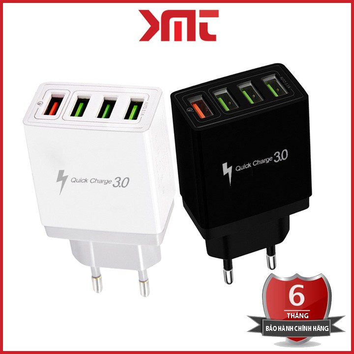 Củ sạc nhanh di động quick charge 3.0 củ sạc nhanh 18w iphone samsung sạc nhanh kéo dài tuổi thọ cho pin KMT Store | BigBuy360 - bigbuy360.vn