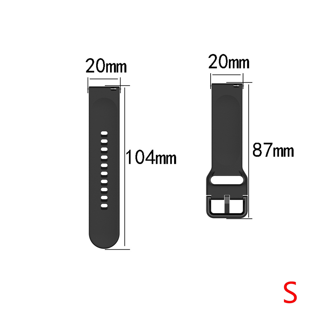 SIMPLE Sports Classic Wristbands for Huami Amazfit Bip Bracelet for Samsung Galaxy Watch Active 2