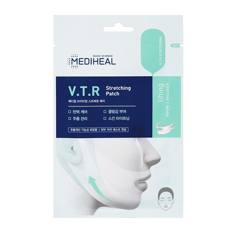 Mặt nạ nâng cơ giảm mỡ thừa tạo hình V- line Mediheal V.T.R Stretching patch 20ml