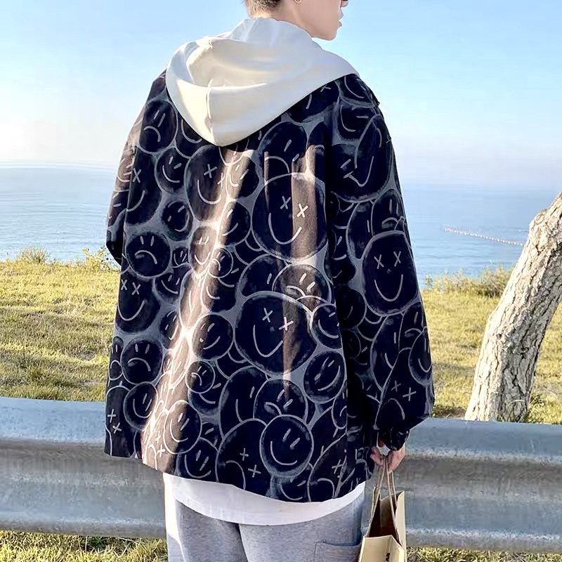 Áo khoác hai lớp bên trong lót nỉ bên ngoài vải gió cao cấp