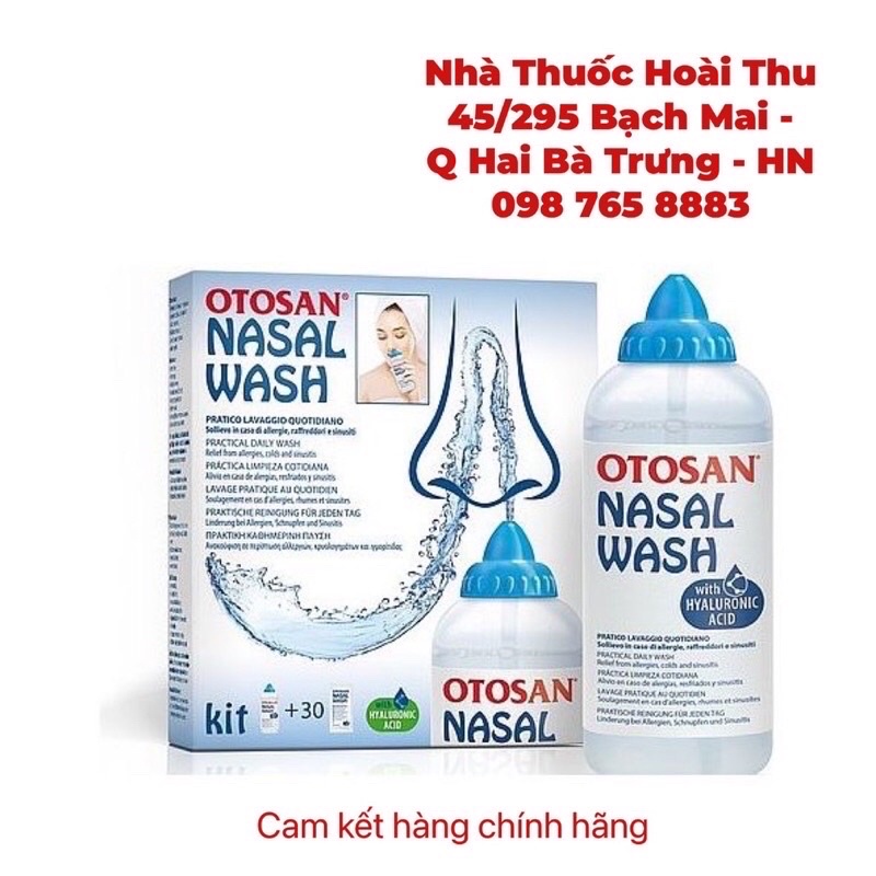 Bộ Kit rửa mũi OTOSAN Nasal Wash (bình rm + 30 gói muối )