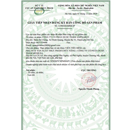 Viên uống giảm tiểu đêm - VIÊN TIỂU ĐÊM Anpharco - thành phần 100% thảo dược - giúp giảm tiểu rắt, tiểu nhiểu lần