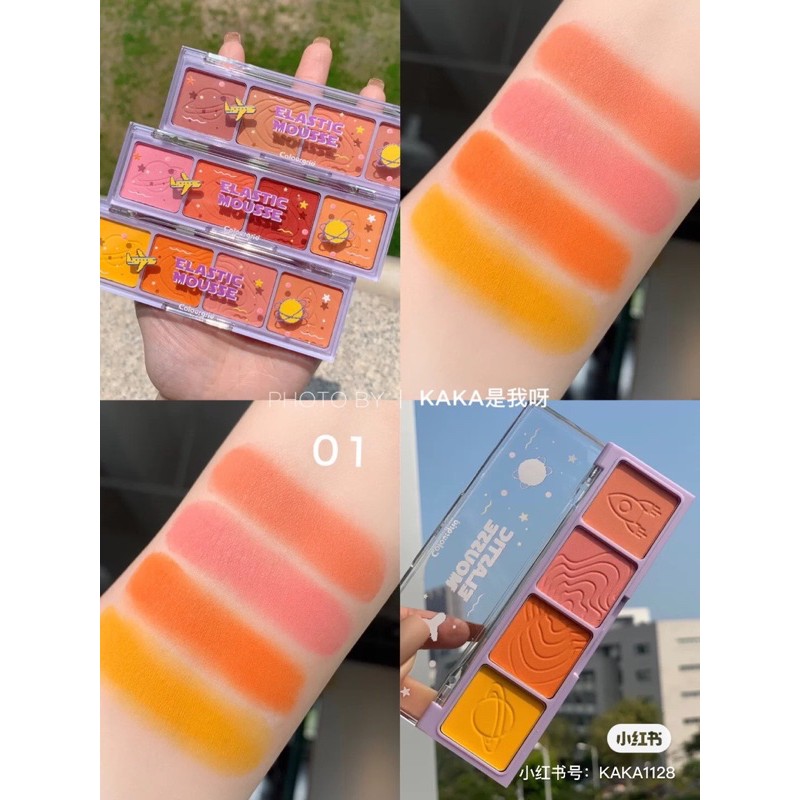 Phấn má hồng Colour Grid 4 ô xinh xắn Colour Grid thiên hà (Có sẵn - Giao nhanh) | BigBuy360 - bigbuy360.vn