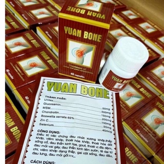 Viên uống hỗ trợ xương khớp YUAN BONE hộp 40 viên malaysia