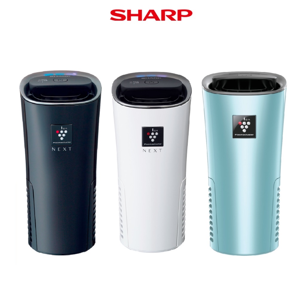 Máy lọc không khí xe hơi ô tô Sharp IG-NX2E -A/B/W , khử mùi mật độ cao 90.000 ion/1cm3 - Hàng chính hãng