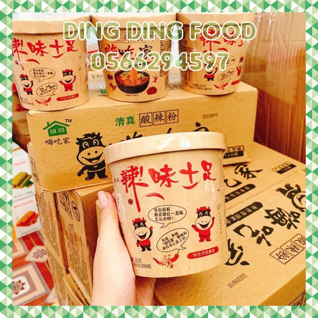 Mới  -  Miến Cay Trùng Khánh Đài Loan, Miến Ăn Liền, Ăn Vặt Siêu Ngon, Miếng Chua Cay, DING DING FOOD