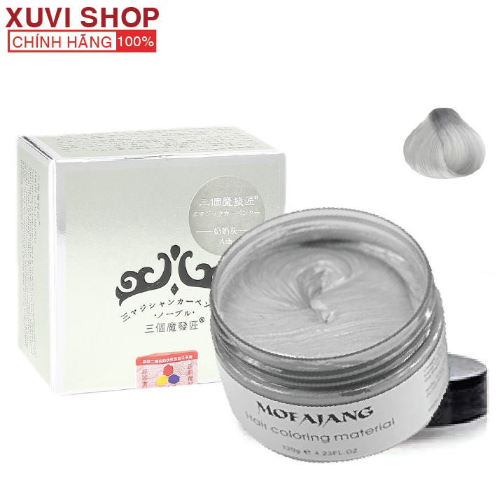Sáp Vuốt Nhuộm Tóc Màu Xám Khói Cao Cấp MOFAJANG Nhật Bản 120g Chính Hãng Đổi Màu Tạm Thời - XUVI SHOP | BigBuy360 - bigbuy360.vn
