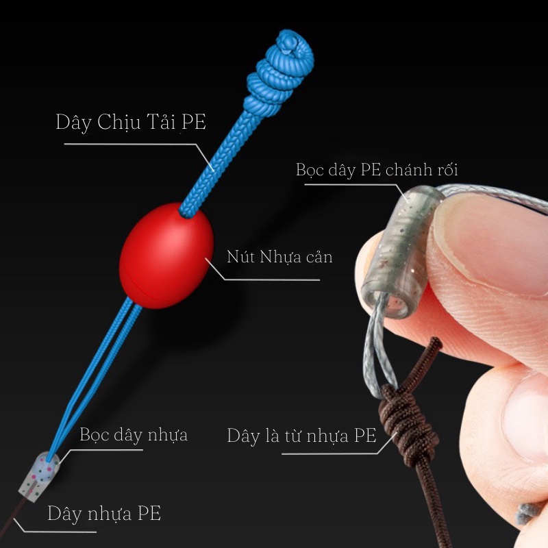 Trục Câu Đài 3260 Trục Buộc Sẵn Cước Câu Cá Tàng Hình, Cao Cấp Chuyên Săn Hàng Có Đủ Size - Lão Ngư Fishing