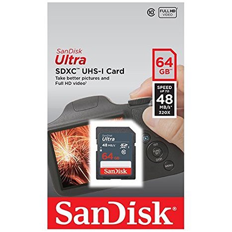 Thẻ nhớ SDXC 64GB Ultra 320x 48mb/s Sandisk