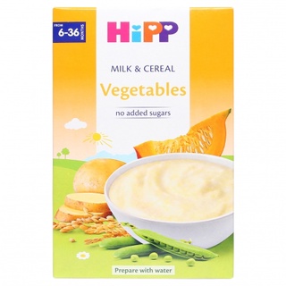 Bột ăn dặm dinh dưỡng Sữa, Ngũ cốc & rau củ tổng hợp HiPP Organic 250g