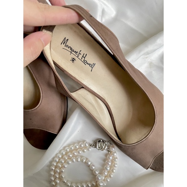 Sandal/Giày cao gót vintage hở mũi /size 37.5/235mm