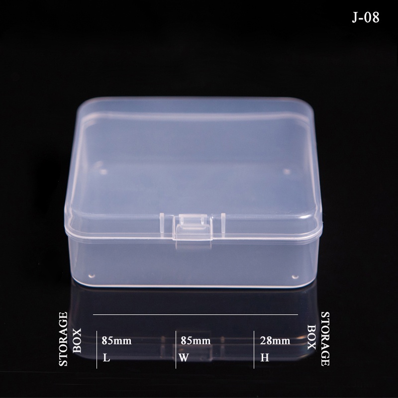 Hộp Nhựa Trong Suốt 10 Kích Cỡ Đựng Hạt Trưng Bày Trang Sức