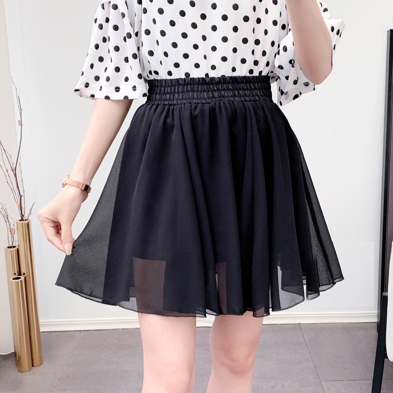 Chân váy nữ,chân váy ngắn eo chun dáng xoè CV15