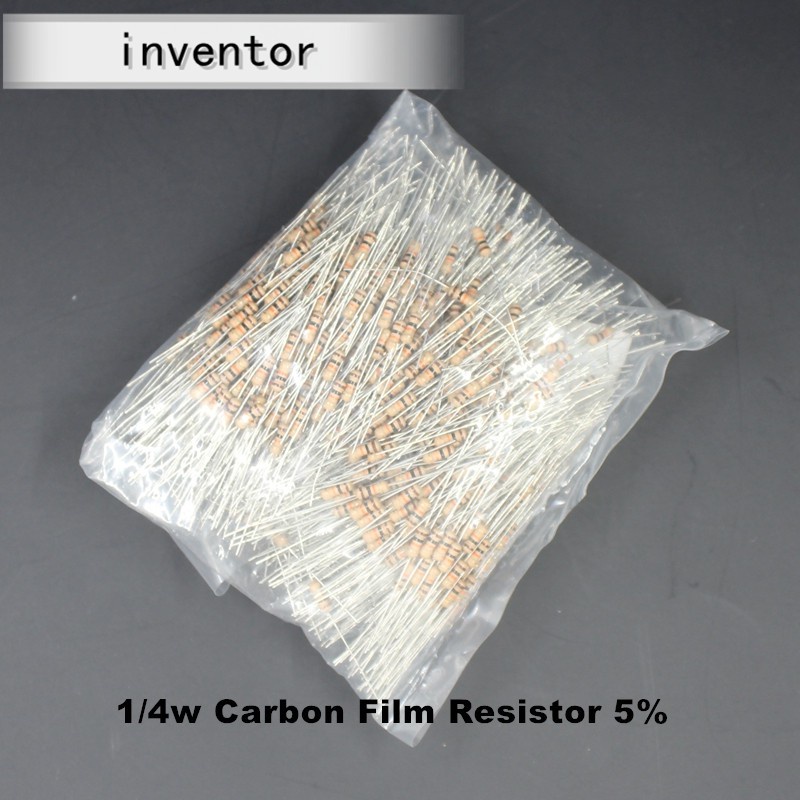 Set 100 Điện Trở Phim 1 / 4w 5% 0.25w 1k 1.1k 1.2k 1.5k 1.6k 1.8k 2k Ohm Chuyên Dụng