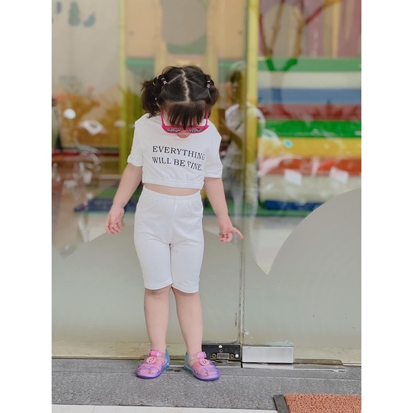 Quần Legging Ngố , Quần Legging Đùi Cotton Mát Mùa Hè Cho Bé - Nhà Cam