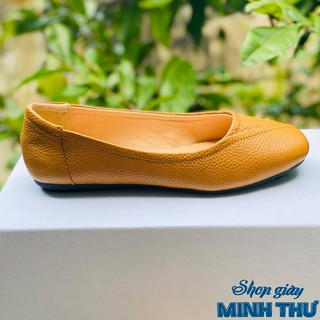( Shop Giày Somina ) Giày Búp bê da thật , đế cao su dẻo cực bền MT260