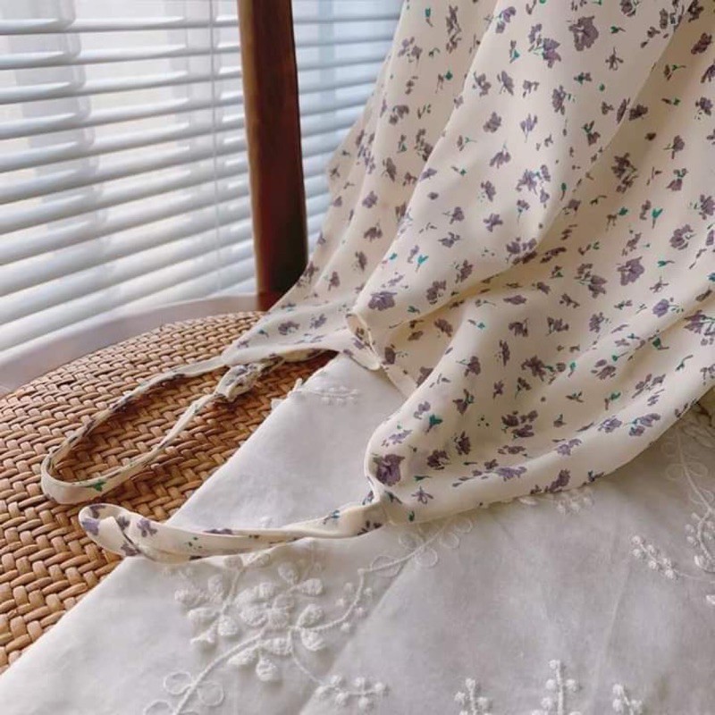 {TRẢ ORDER} Váy 2 dây hoa